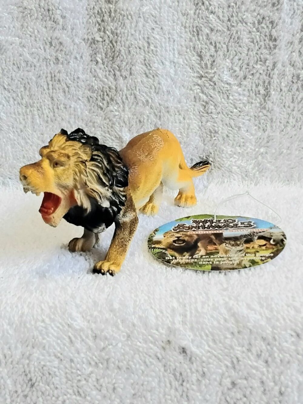 4/$20 High Quality Large 5 1/2" Long Wild Animals Lion BNWT!!